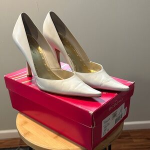 BCBGirls Timeless White Stiletto Heels